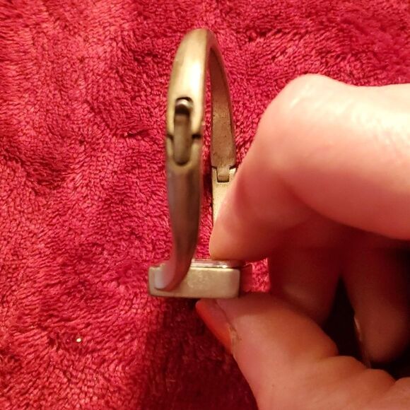 Belmore Ladies Bangle Watch Rectangular Case Silvertone - Picture 7 of 8